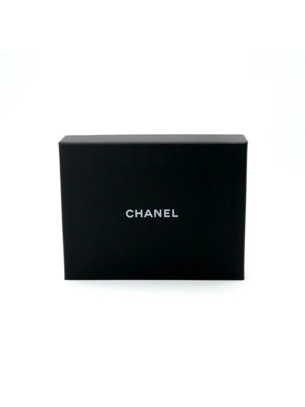 Chanel Wallet Coin Purse Black Gold Fragment Case CC Logo Quilted